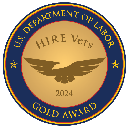 2024 HIREVets Gold Award Medallion